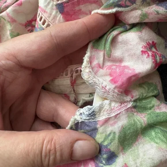 Loveshackfancy Mavis Ruffle Eyelet Floral Mini Dress Size Small - Picture 11 of 16